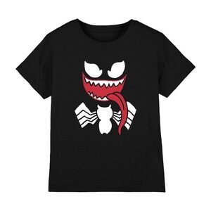 Venom Childrens/Kids Face T-Shirt / Black